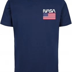 Тениска NASA - Stars and Stripes T-Shirt light navy XXL