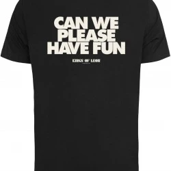 Тениска KOL - Can We Please Have Fun T-Shirt black XXL