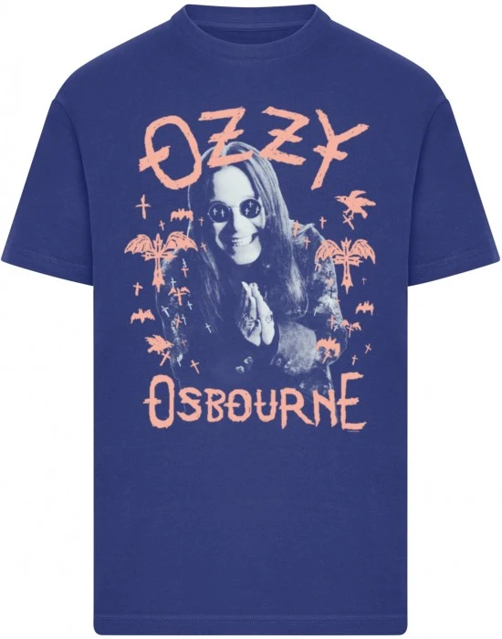 Тениска Ozzy Osbourne - Pink Bat T-Shirt light navy XXL