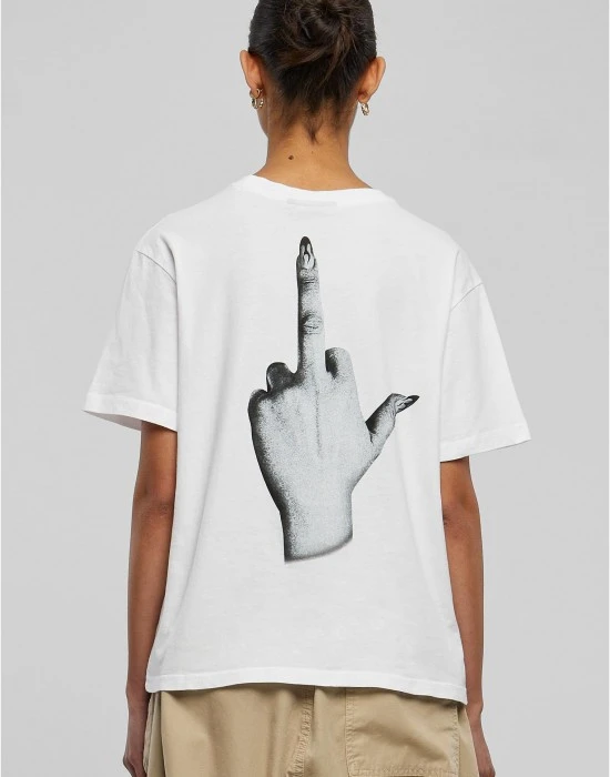 Тениска I Don't Give A Tee white XXL