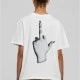 Тениска I Don't Give A Tee white XXL