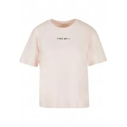 Тениска I Don't Give A Tee pink XXL