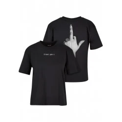 Тениска I Don't Give A Tee black XXL