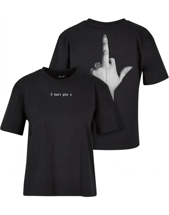 Тениска I Don't Give A Tee black XXL