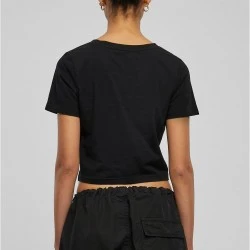 Тениска Muah Cropped Tee black XXL