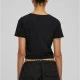 Тениска Muah Cropped Tee black XXL