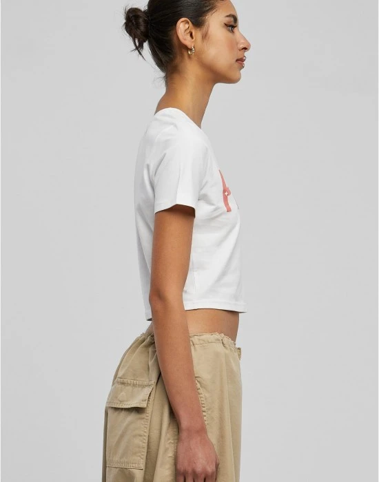 Тениска Peaches Cropped Tee white XXL