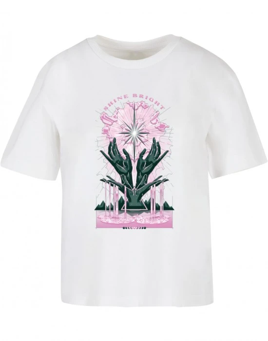 Тениска Shine Bright Tee white XXL