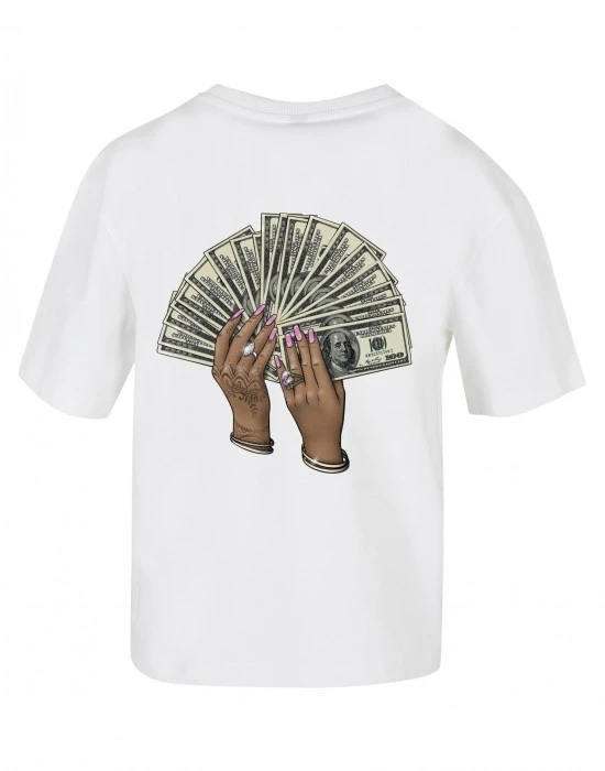 Дамска тениска в бял цвят Miss Tee B**ch Better, Тениски - Hoodstyle.bg