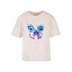 Тениска Chromed Butterfly Tee pink XXL