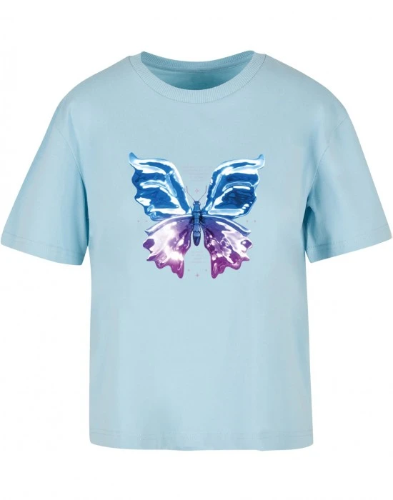 Тениска Chromed Butterfly Tee oceanblue XXL