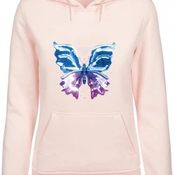Суичър Chromed Butterfly Hoody pink XXL