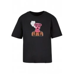 Дамска тениска в черен цвят Miss Tee I Don't Care