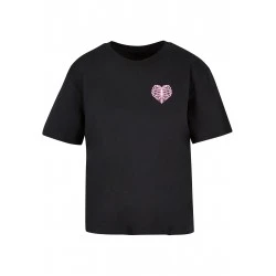 Тениска Heart Cage Rose Tee black XXL