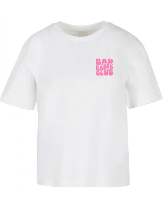 Тениска Bad Babes Club Tee white XXL