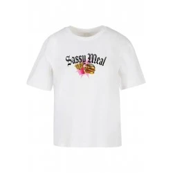 Тениска Sassy Meal Tee white XXL