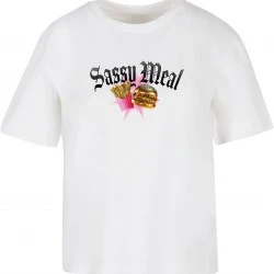 Тениска Sassy Meal Tee white XXL