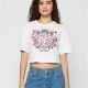 Дамска тениска в бял цвят Miss Tee Hotter Delusion Ladies Short Overized, Тениски - Hoodstyle.bg