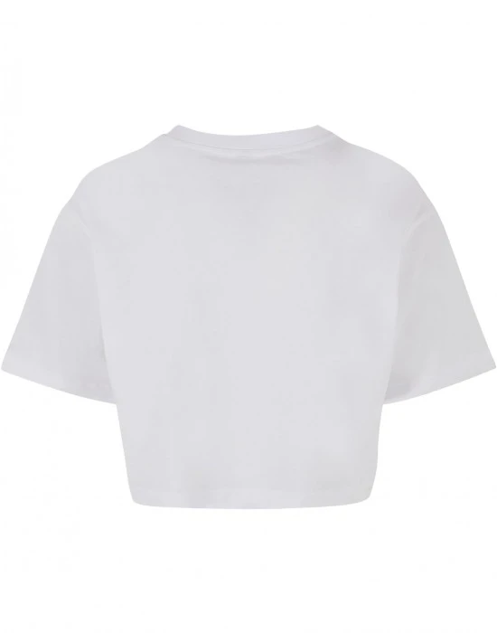 Дамска тениска в бял цвят Miss Tee Hotter Delusion Ladies Short Overized, Тениски - Hoodstyle.bg