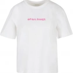 Тениска Hot Girl Dinner Tee white XXL