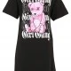Дамска рокля в черен цвят Miss Tee Girl Gang, Рокли - Hoodstyle.bg