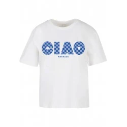 Тениска Ciao Ragazze Tee white XXL