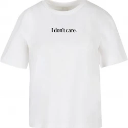 Тениска I Don?t Care Tee white XXL