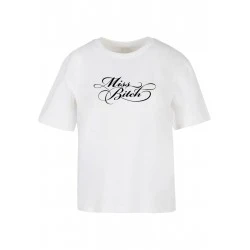 Тениска Miss Bitch Tee white XXL