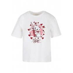Тениска Psycho Kitty Tee white XXL