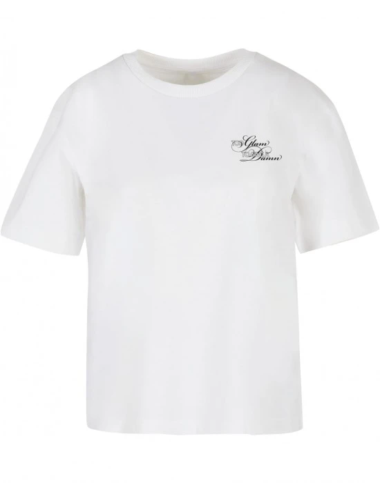 Тениска Give A Damn Tee white XXL