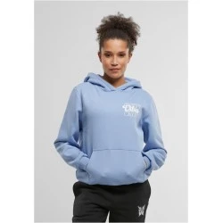 Суичър Good Vibes Puff Print Ladies Fluffy Hoody powderblue XXL