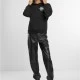 Суичър Good Vibes Puff Print Ladies Fluffy Hoody black XXL