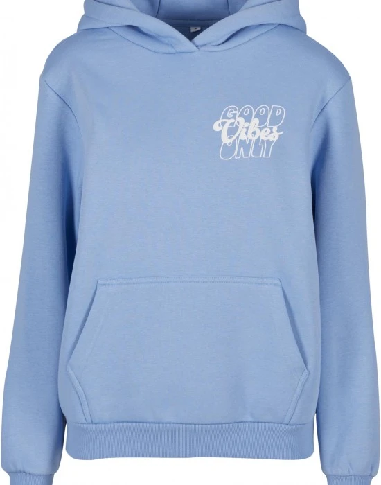 Суичър Good Vibes Puff Print Ladies Fluffy Hoody powderblue XXL