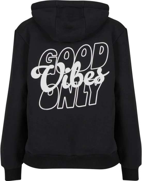 Суичър Good Vibes Puff Print Ladies Fluffy Hoody black XXL