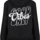 Суичър Good Vibes Puff Print Ladies Fluffy Hoody black XXL