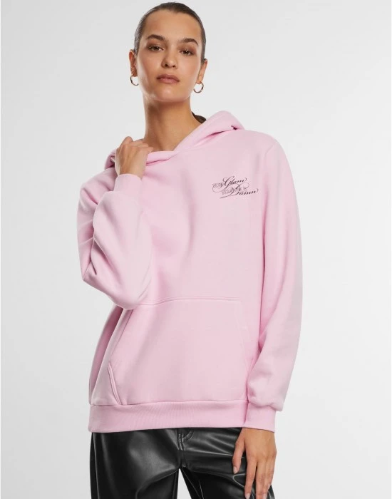 Суичър Give A Damn Ladies Fluffy Hoody softpink XXL