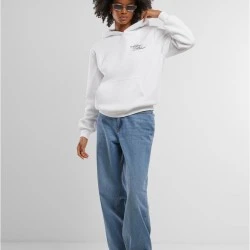 Суичър Give A Damn Ladies Fluffy Hoody white XXL