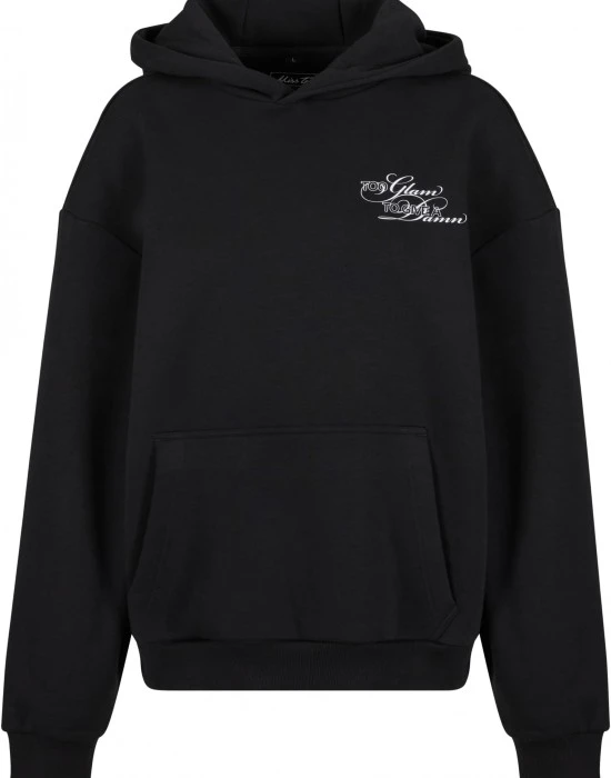 Суичър Give A Damn Ladies Fluffy Hoody black XXL