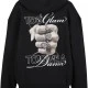 Суичър Give A Damn Ladies Fluffy Hoody black XXL