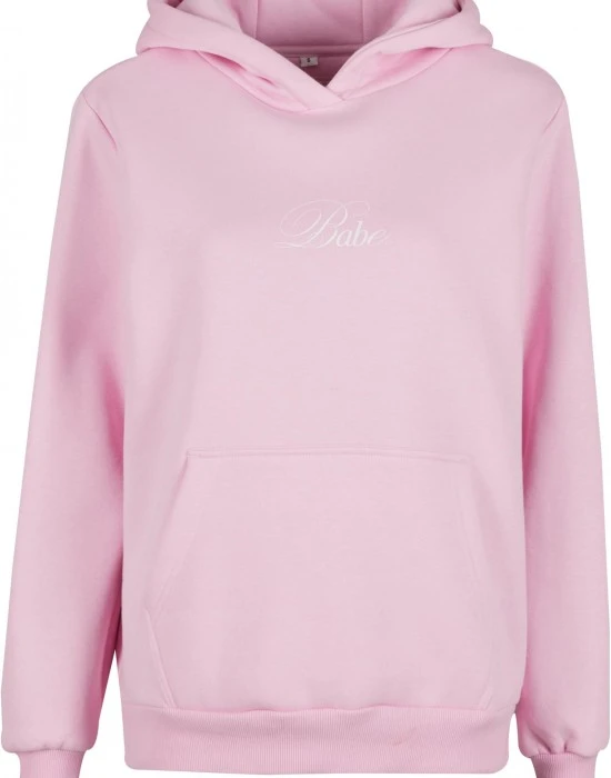 Суичър Babe Wording Ladies Fluffy Hoody softpink XXL