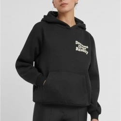 Суичър Dreams Over Reality Ladies Fluffy Hoody black XXL