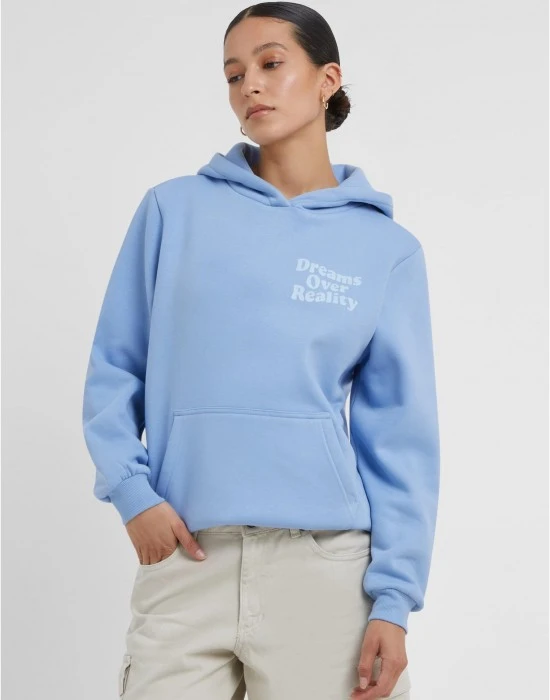 Суичър Dreams Over Reality Ladies Fluffy Hoody powderblue XXL