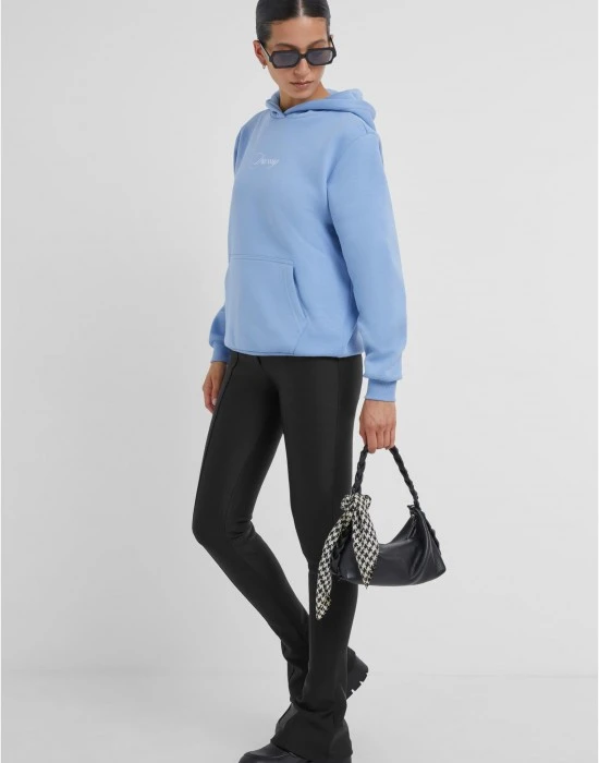 Суичър Dreamy Wording Ladies Fluffy Hoody powderblue XXL