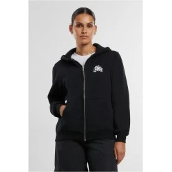 Суичър Romantic Dreamers Ladies Fluffy Zip Hoody black XXL