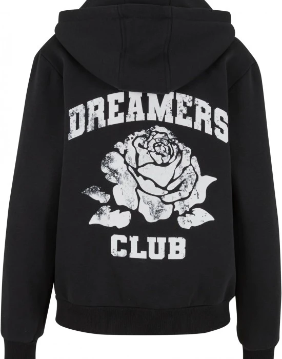 Суичър Romantic Dreamers Ladies Fluffy Zip Hoody black XXL
