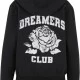Суичър Romantic Dreamers Ladies Fluffy Zip Hoody black XXL