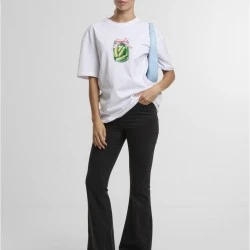 Тениска Gurken Glas Oversize Boyfriend Tee white XS