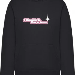 Суичър Couldn't Care Less Ladies Fluffy Hoody black XXL