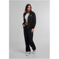 Суичър Rise & Slay Ladies Fluffy Zip Hoody black XXL