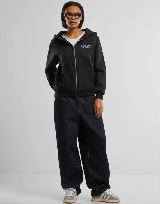 Суичър Feel The Pain Ladies Fluffy Zip Hoody black XXL